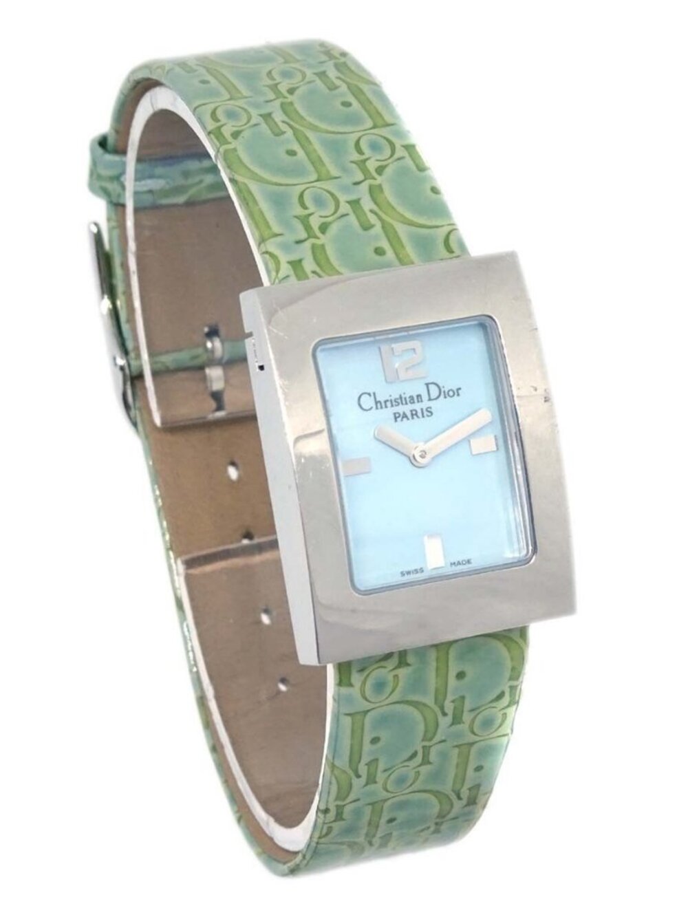Christian Dior D78-109 Quartz Watch Green 171803 - Picture 1 of 7